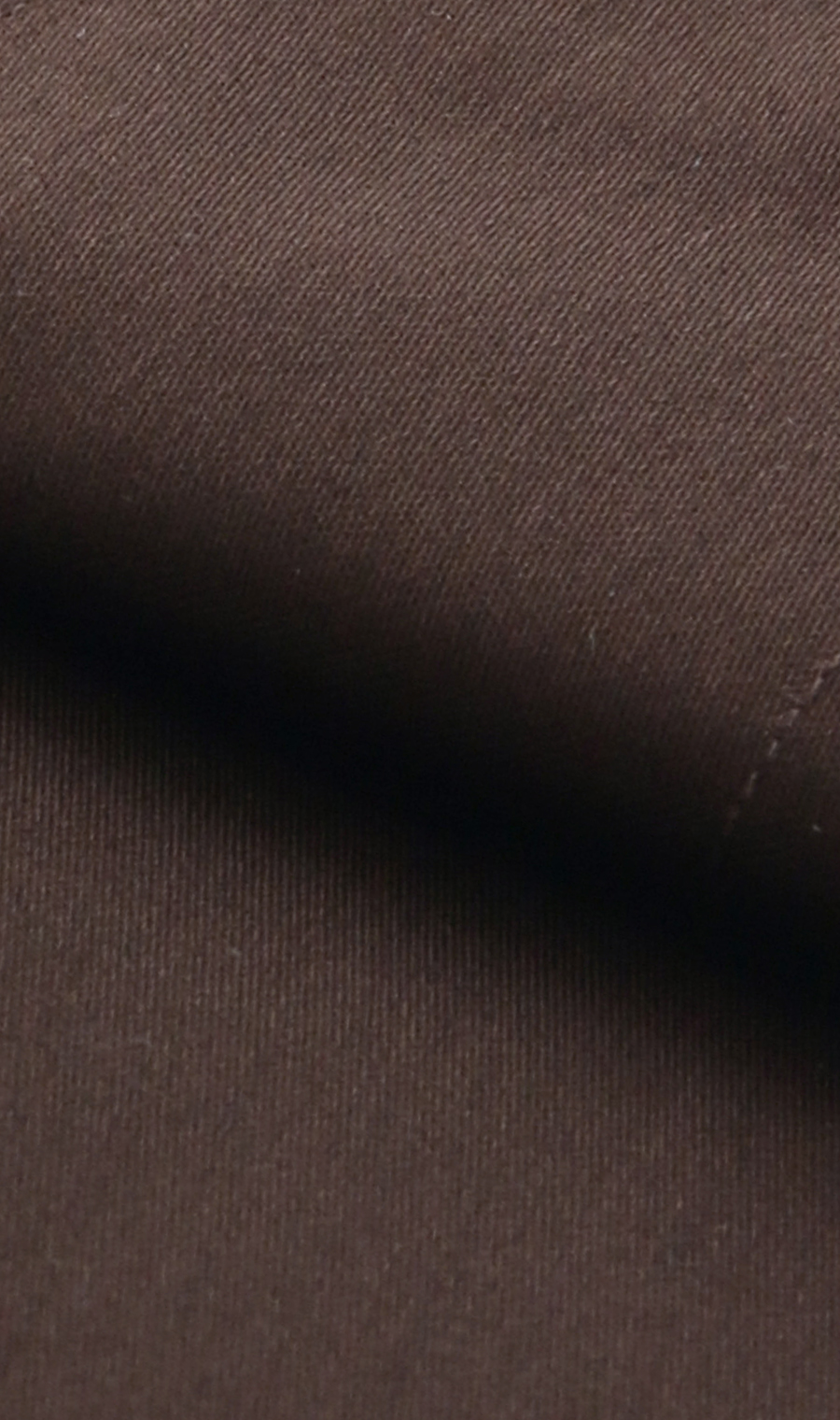 レギュラーカラーワイシャツ【PURE COTTON】 ブラウン 首周り:37cm,裄丈:82cm