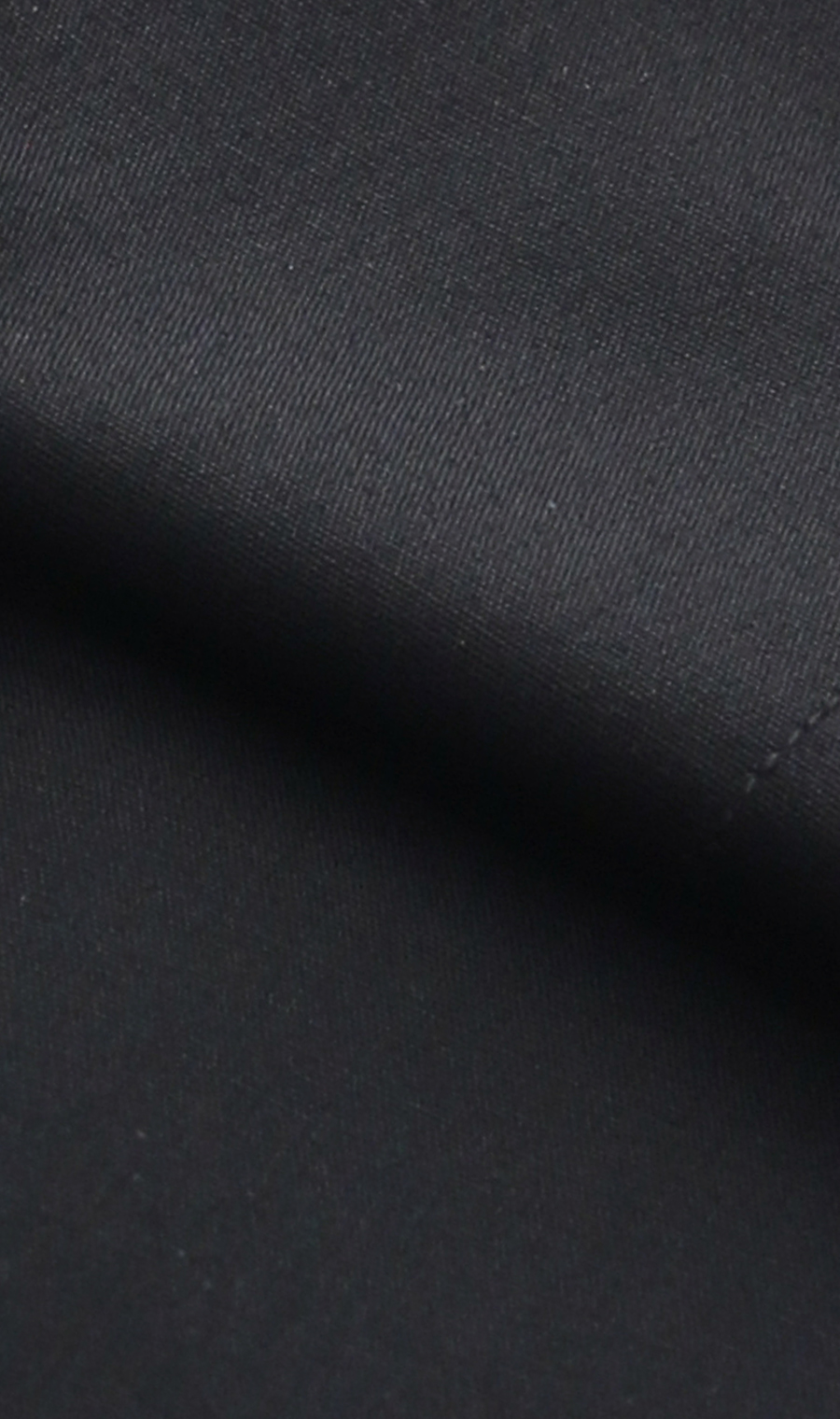 ワイドカラーワイシャツ【PURE COTTON】 ブラック 首周り:37cm,裄丈:82cm