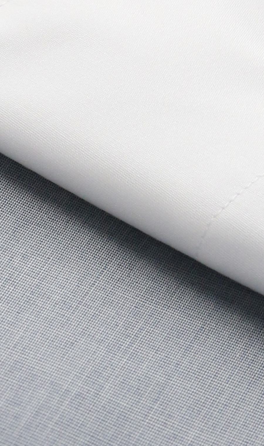 クレリックワイシャツ【PURE COTTON】 グレー 首周り:37cm,裄丈:82cm