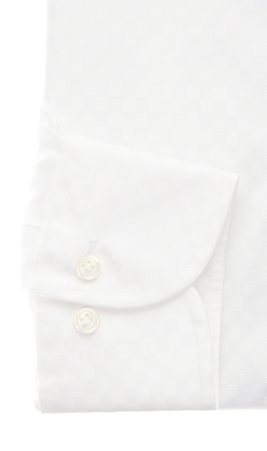 ワイドカラースタイリッシュワイシャツ ホワイト 首周り:37cm,裄丈:82cm