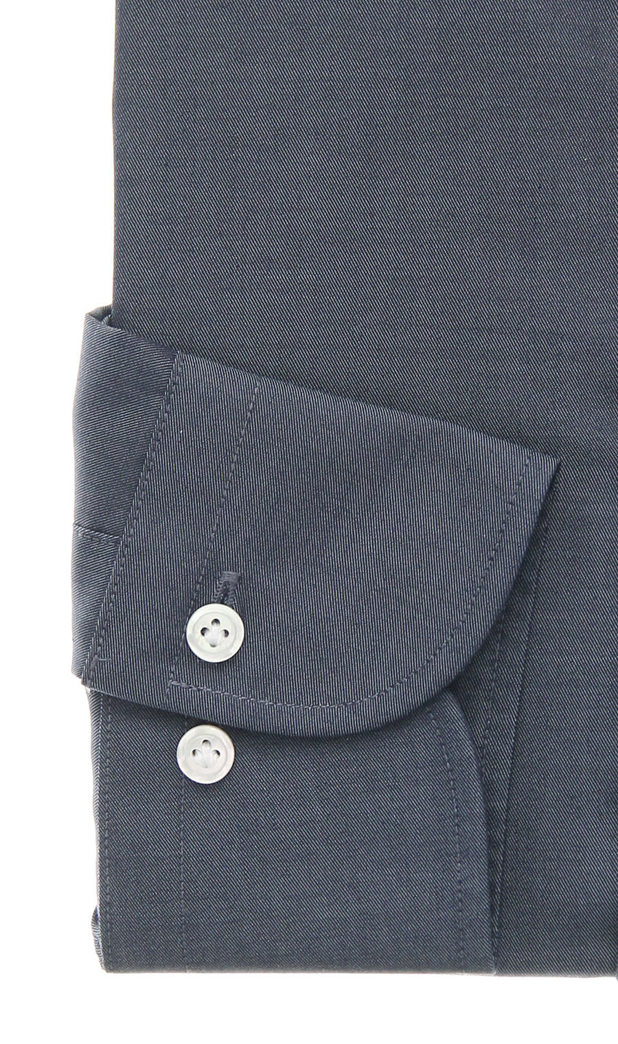 ワイドカラースタイリッシュワイシャツ ネイビー 首周り:37cm,裄丈:82cm