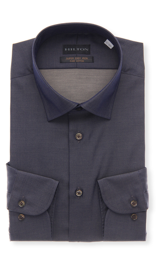 wide collar stylish dress shirt