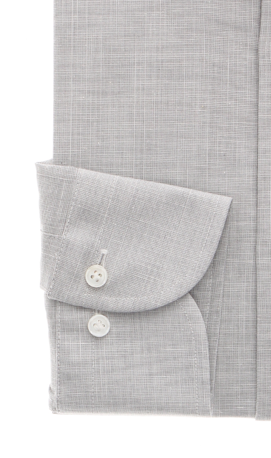 ワイドカラースタイリッシュワイシャツ《TioTio PREMIUM》 グレー 首周り:37cm,裄丈:82cm