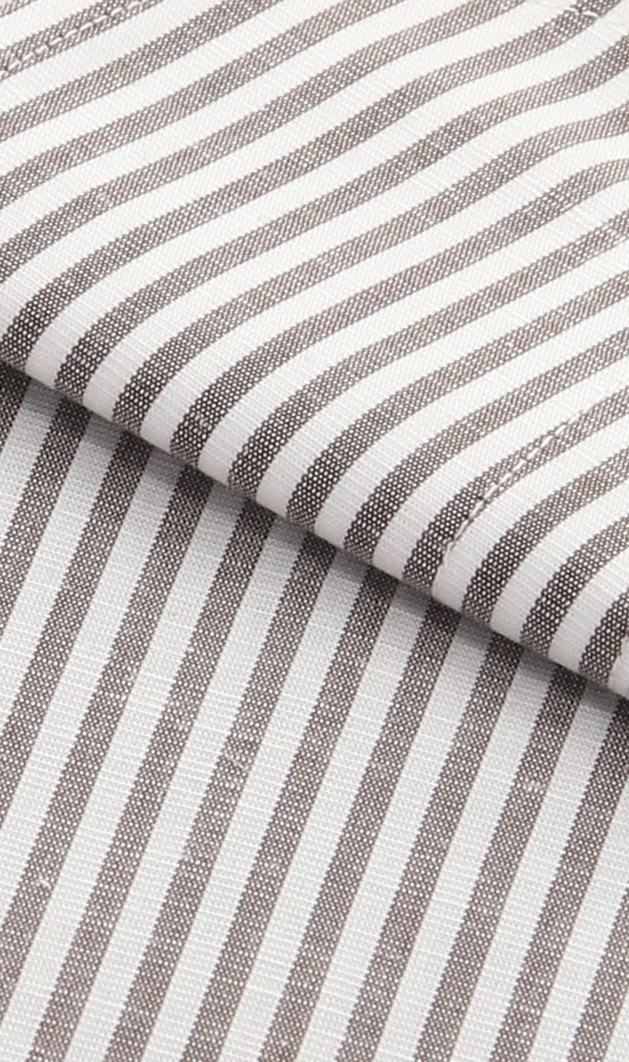 ワイドカラースタイリッシュワイシャツ【LINEN BLEND】 ブラウン 首周り:37cm,裄丈:82cm