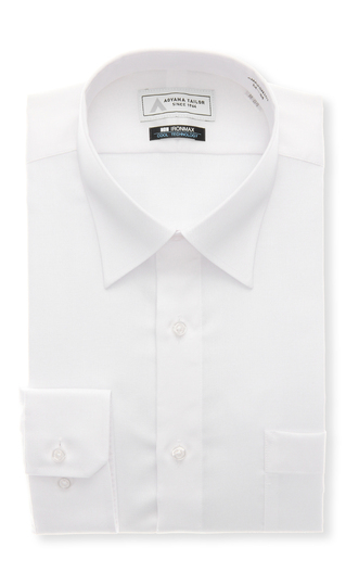 レギュラーカラーワイシャツ【涼】【白無地】【NON IRONMAX】