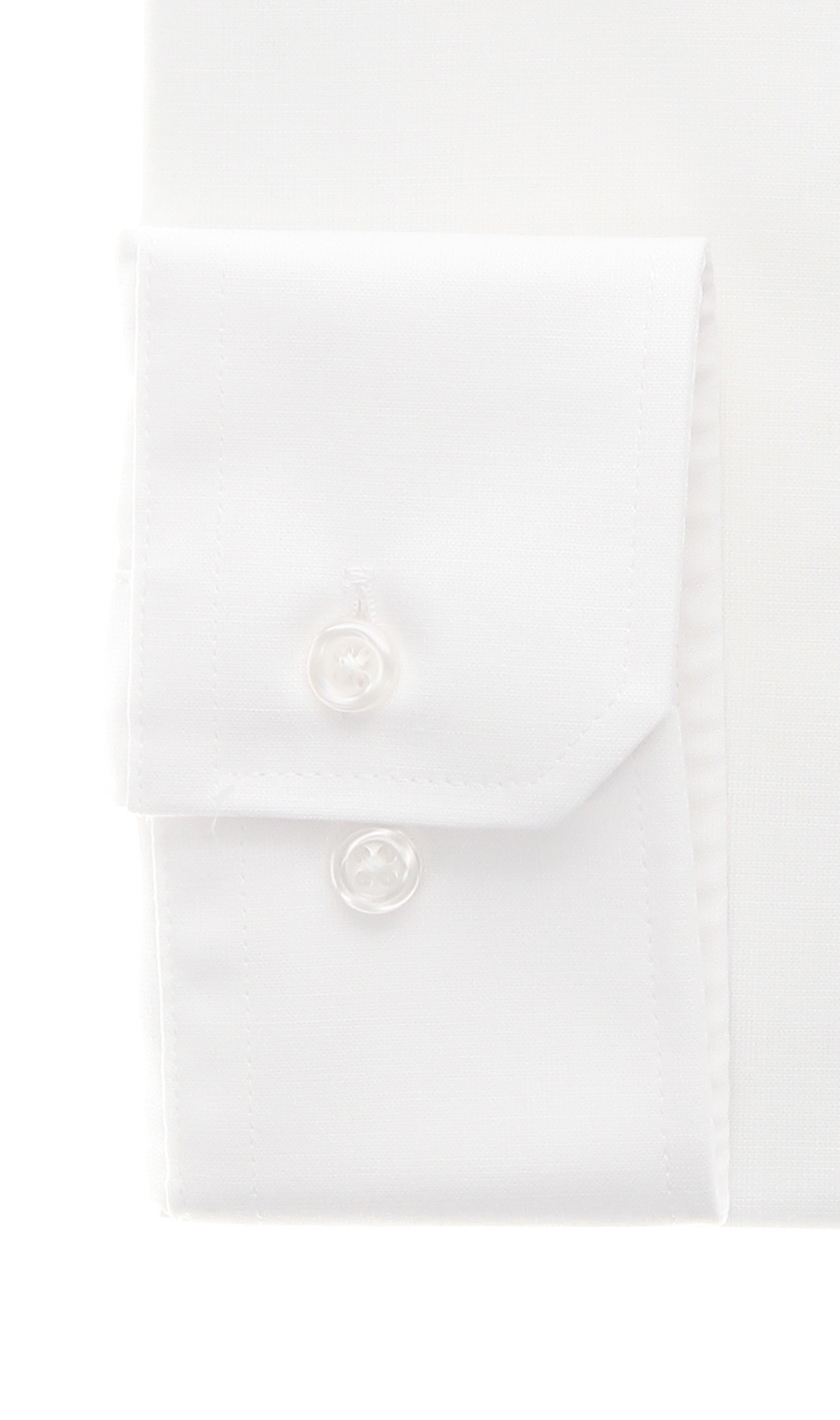 レギュラーカラーワイシャツ【涼】【白無地】【OEKO-TEX】 ホワイト 首周り:37cm,裄丈:78cm