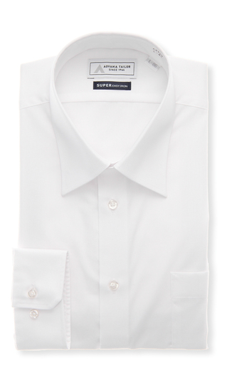 レギュラーカラーワイシャツ【白無地】【キング＆トール】