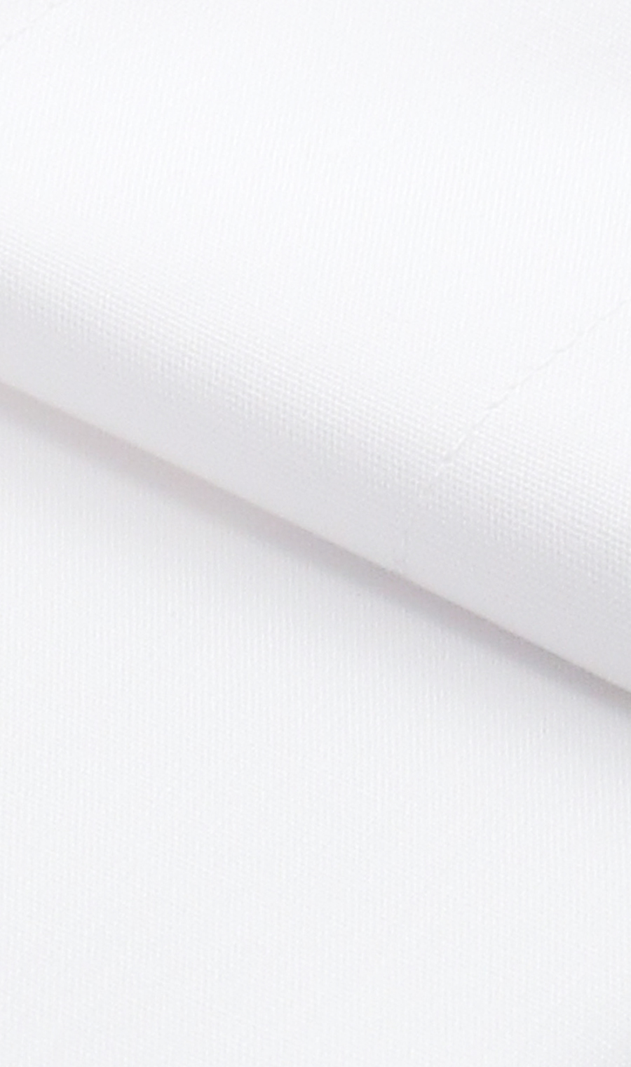 レギュラーカラーワイシャツ【NON IRON COTTON 100】【白無地】 ホワイト 首周り:37cm,裄丈:78cm