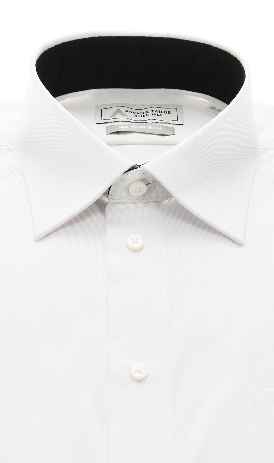 レギュラーカラーワイシャツ【NON IRONTECH】【＃すごシャツ】 ホワイト 首周り:37cm,裄丈:78cm