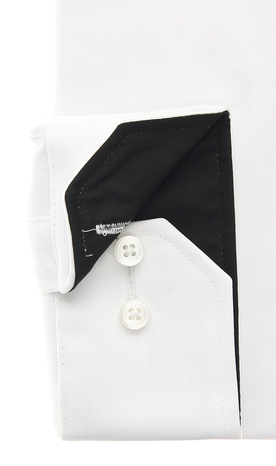 レギュラーカラーワイシャツ【NON IRONTECH】【＃すごシャツ】 ホワイト 首周り:37cm,裄丈:78cm