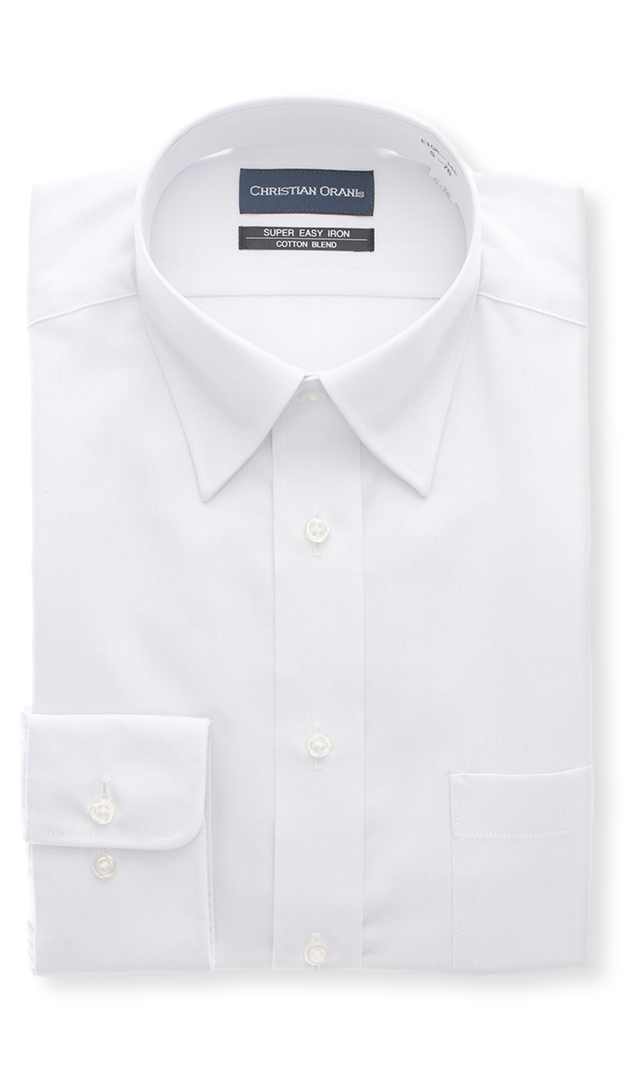 レギュラーカラースタンダードワイシャツ【スモール】【JAPAN FABRIC】 グレー 首周り:37cm,裄丈:74cm