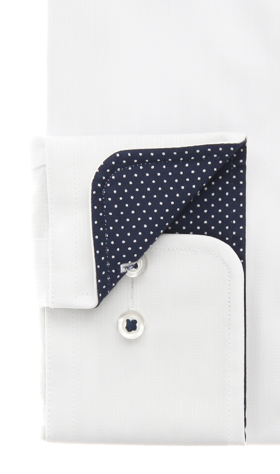 レギュラーカラースタンダードワイシャツ【スモール】 ホワイト 首周り:37cm,裄丈:74cm