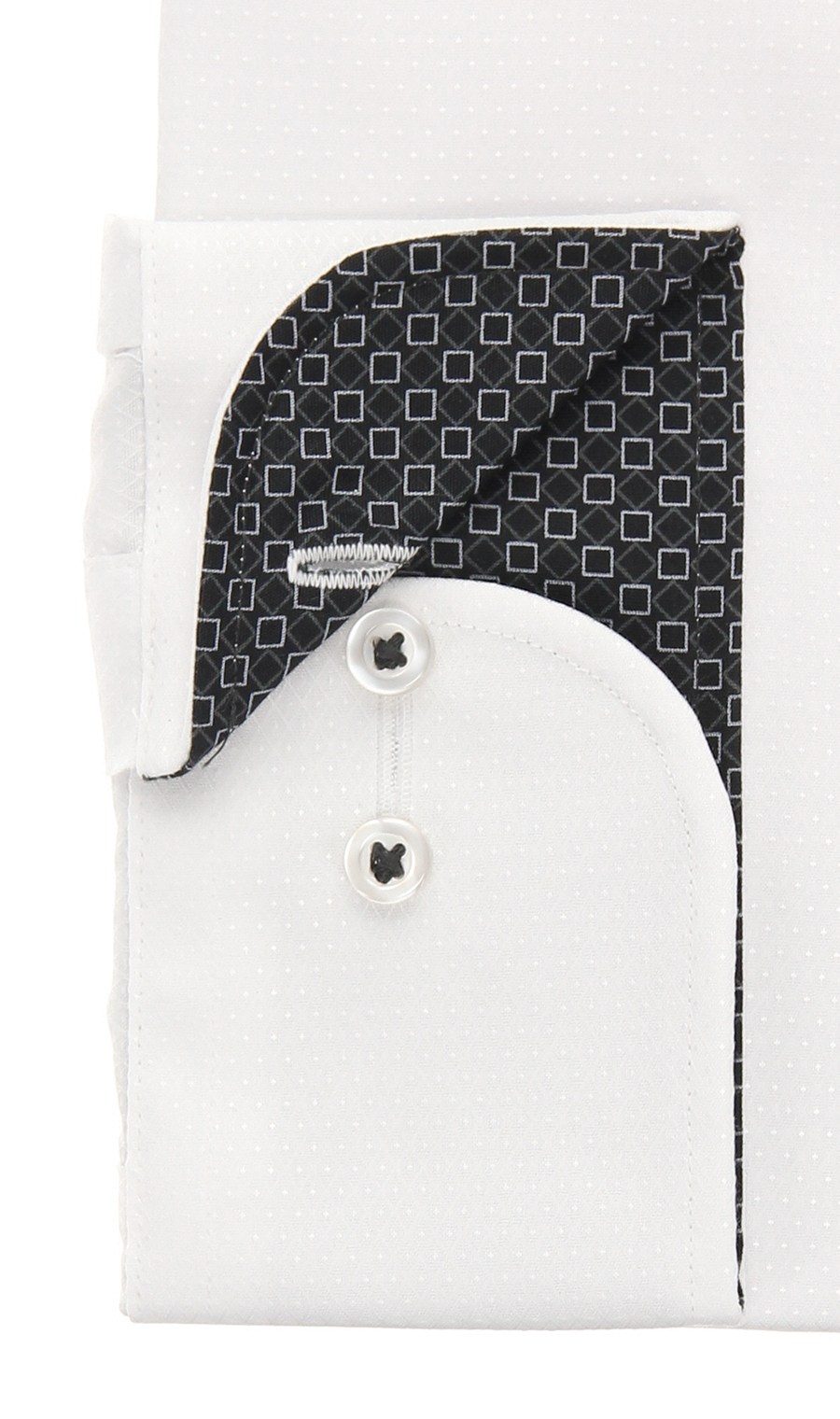 ボタンダウンスタンダードワイシャツ【キング&トール】 ホワイト 首周り:45cm,裄丈:84cm