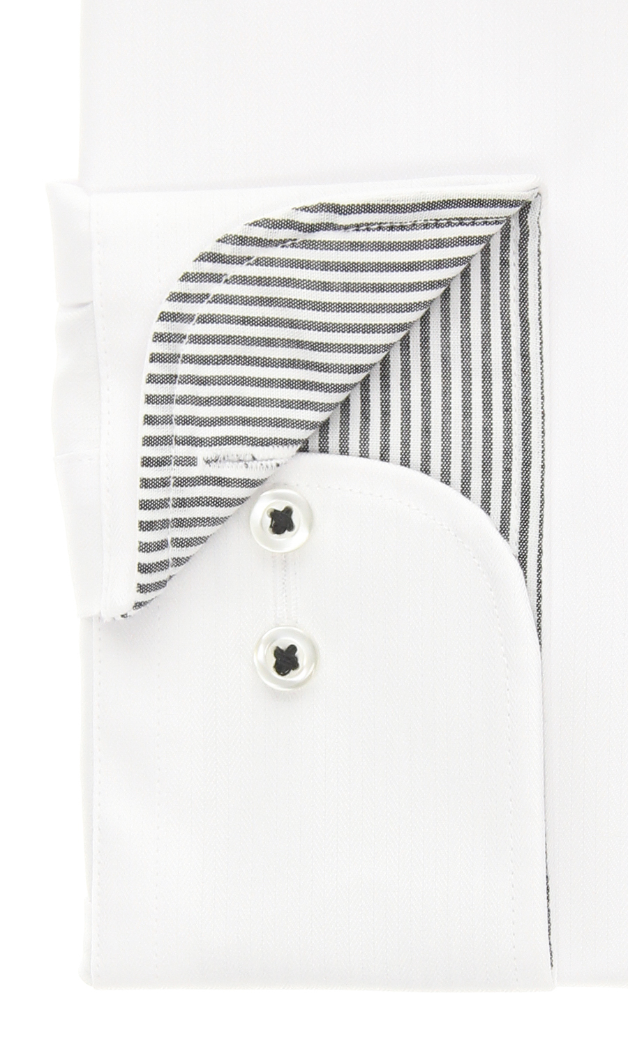 ボタンダウンスタンダードワイシャツ【キング&トール】 ホワイト 首周り:47cm,裄丈:84cm