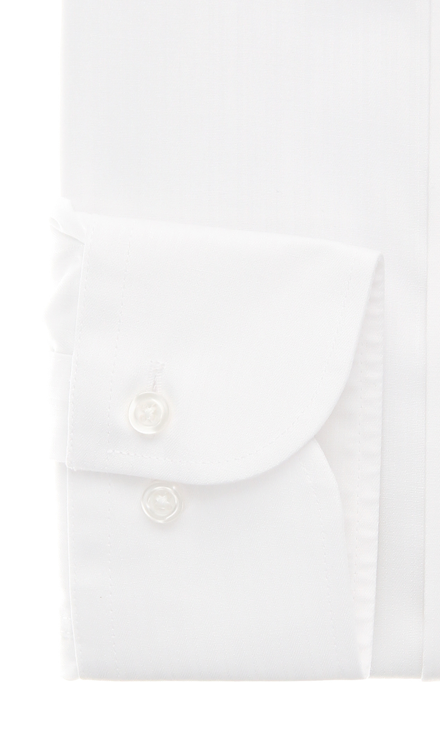 ボタンダウンスタンダードワイシャツ【NON IRONMAX】 ホワイト 首周り:37cm,裄丈:78cm