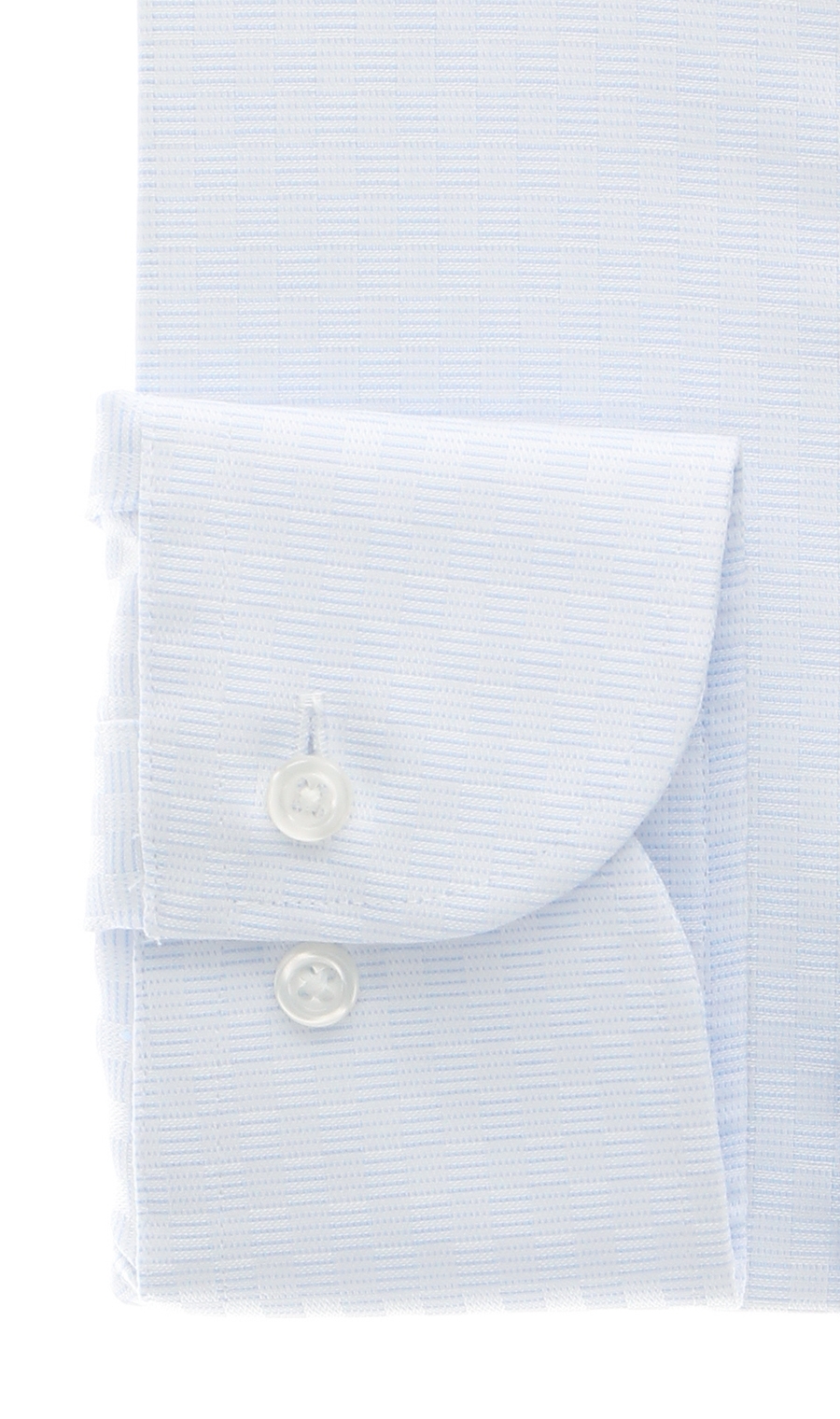 ボタンダウンスタンダードワイシャツ【NON IRONMAX】 ブルー 首周り:41cm,裄丈:86cm