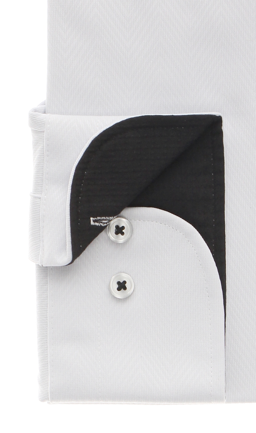 ワイドカラースタンダードワイシャツ【NON IRONTECH】【＃すごシャツ】 グレー 首周り:39cm,裄丈:84cm