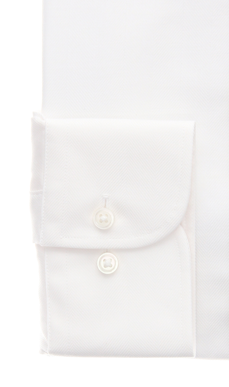 ワイドカラーワイシャツ【WOOL BLEND】 ホワイト 首周り:37cm,裄丈:82cm