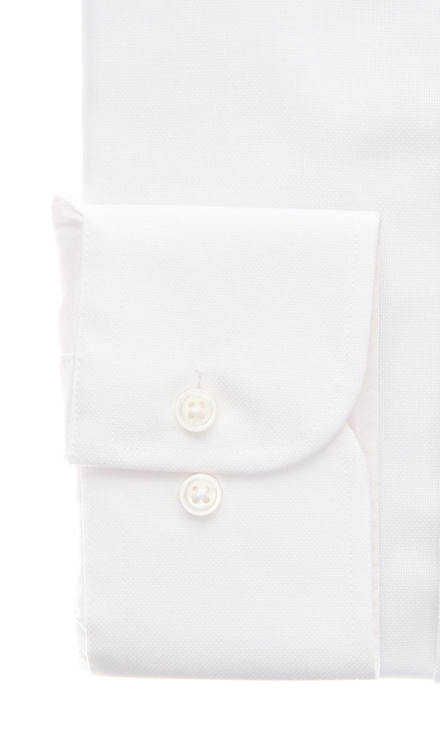 レギュラーカラーワイシャツ【WOOL BLEND】 ホワイト 首周り:37cm,裄丈:82cm