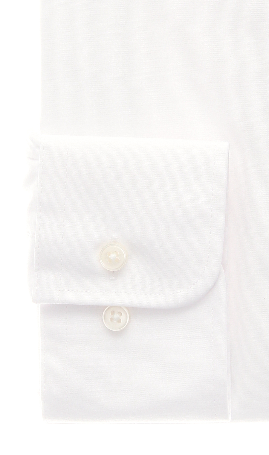 レギュラーカラースタンダードワイシャツ【キング&トール】【COTTON∞】 ホワイト 首周り:44cm,裄丈:78cm