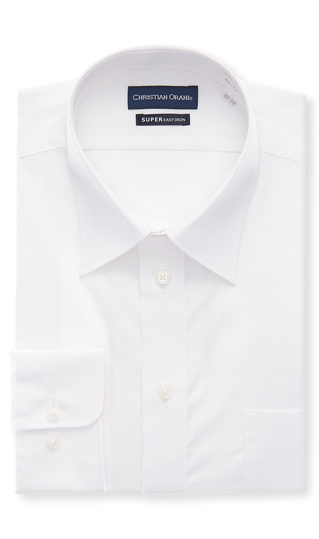 レギュラーカラースタンダードワイシャツ【スモール】【COTTON∞】