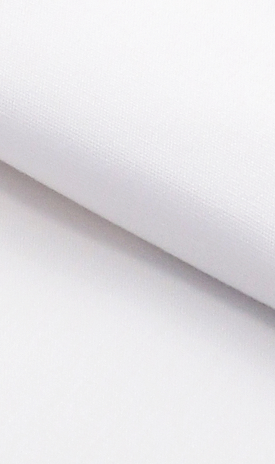 レギュラーカラースタンダードワイシャツ【スモール】【COTTON∞】 ホワイト 首周り:41cm,裄丈:74cm