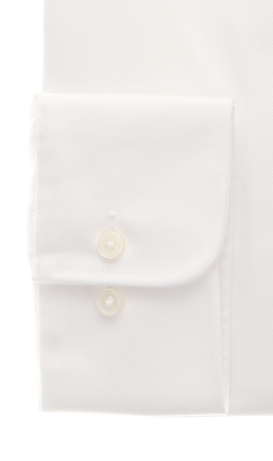 レギュラーカラースタンダードワイシャツ【トール】【COTTON∞】 ホワイト 首周り:43cm,裄丈:92cm