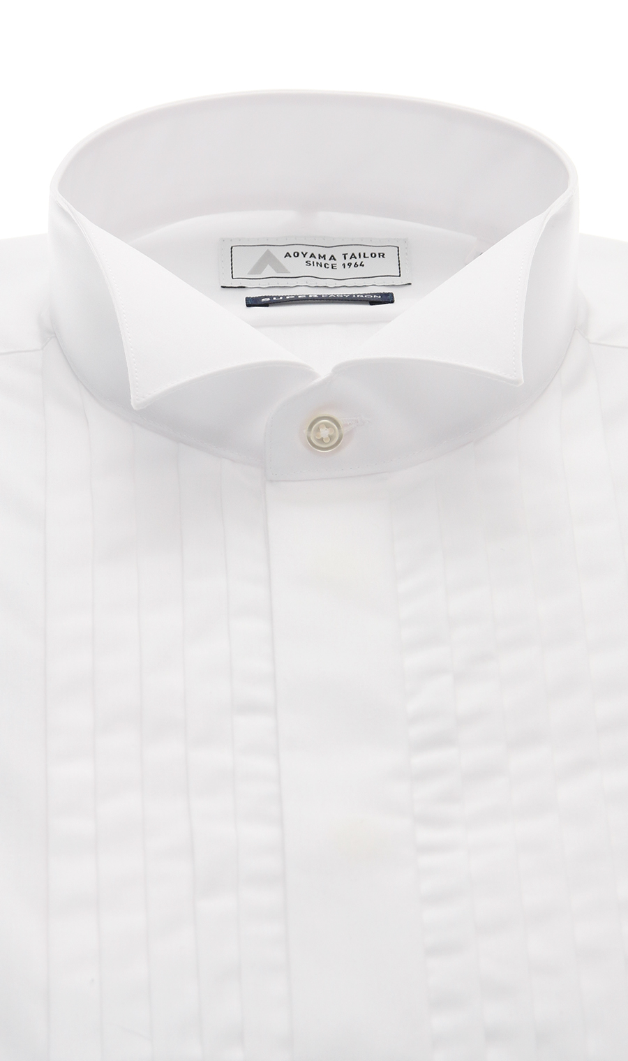 ウイングカラードレスシャツ【タキシード】 ホワイト 首周り:41cm,裄丈:82cm