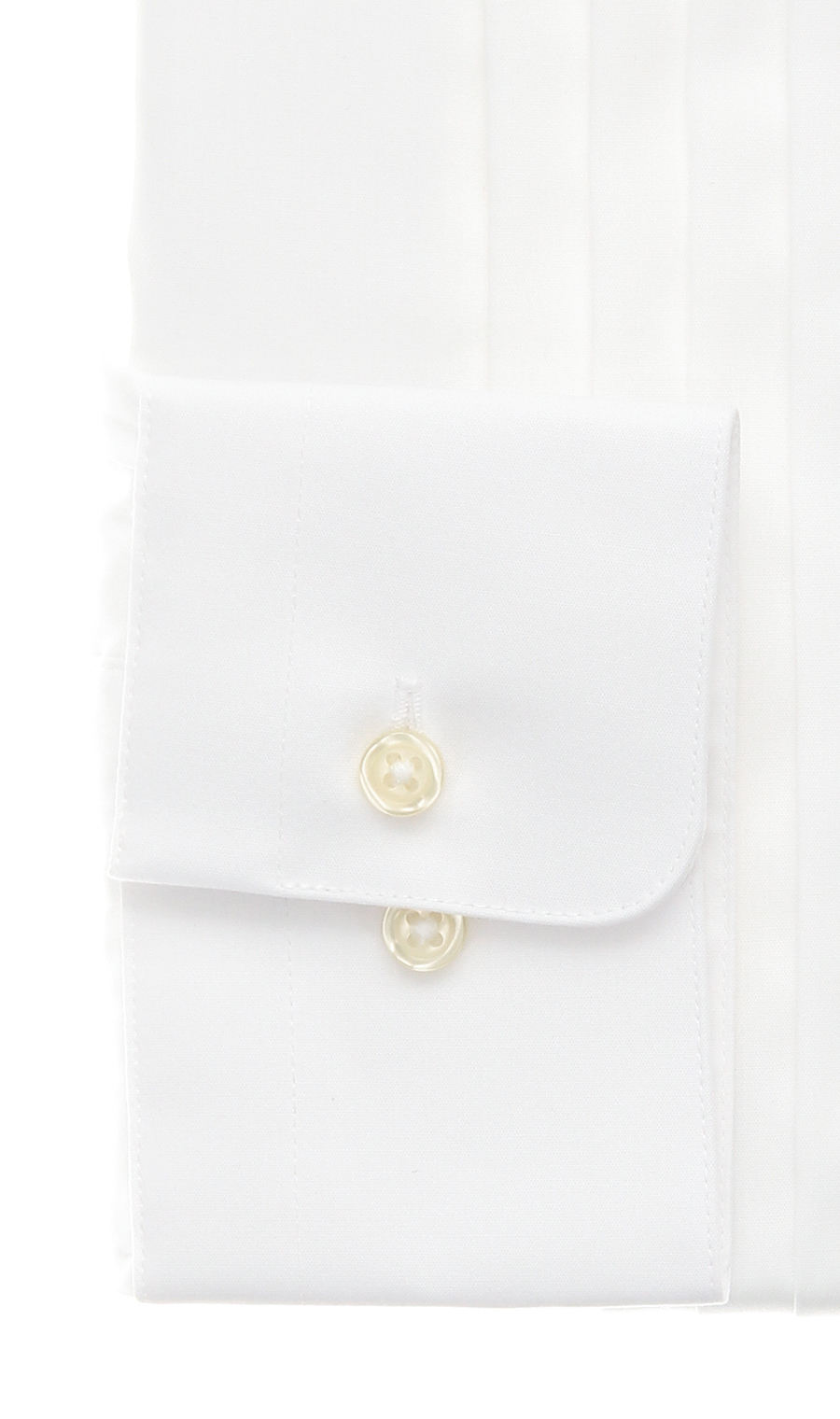 ウイングカラードレスシャツ【長袖】【タキシード】 ホワイト 首周り:37cm,裄丈:78cm