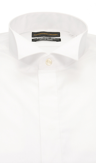 ウイングカラードレスシャツ【長袖】【モーニング】【OEKO-TEX】