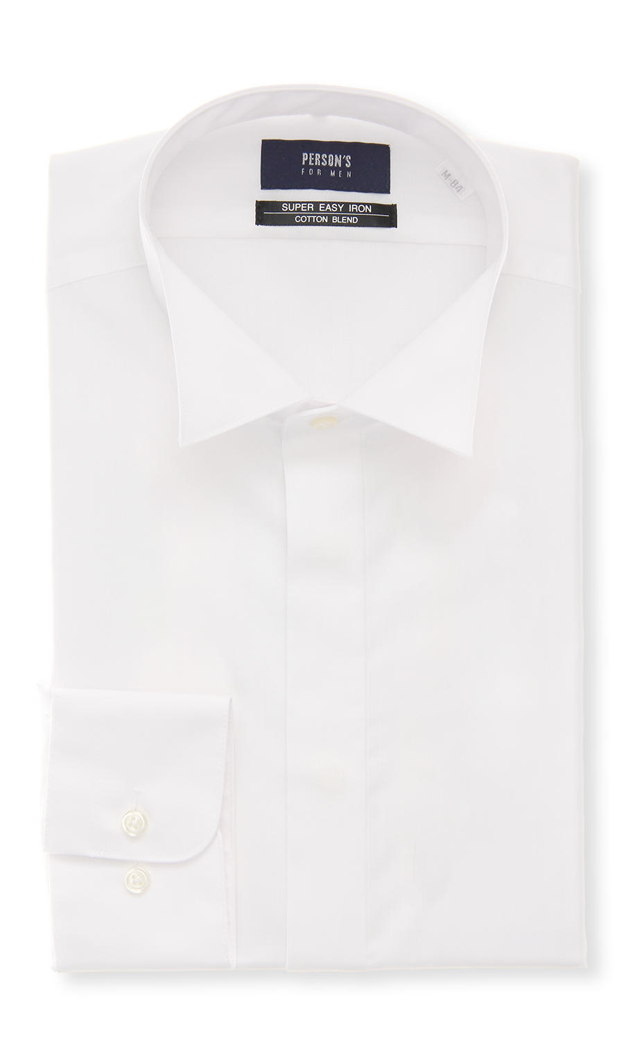 ウイングカラードレスシャツ【長袖】【モーニング】 ホワイト 首周り:37cm,裄丈:82cm