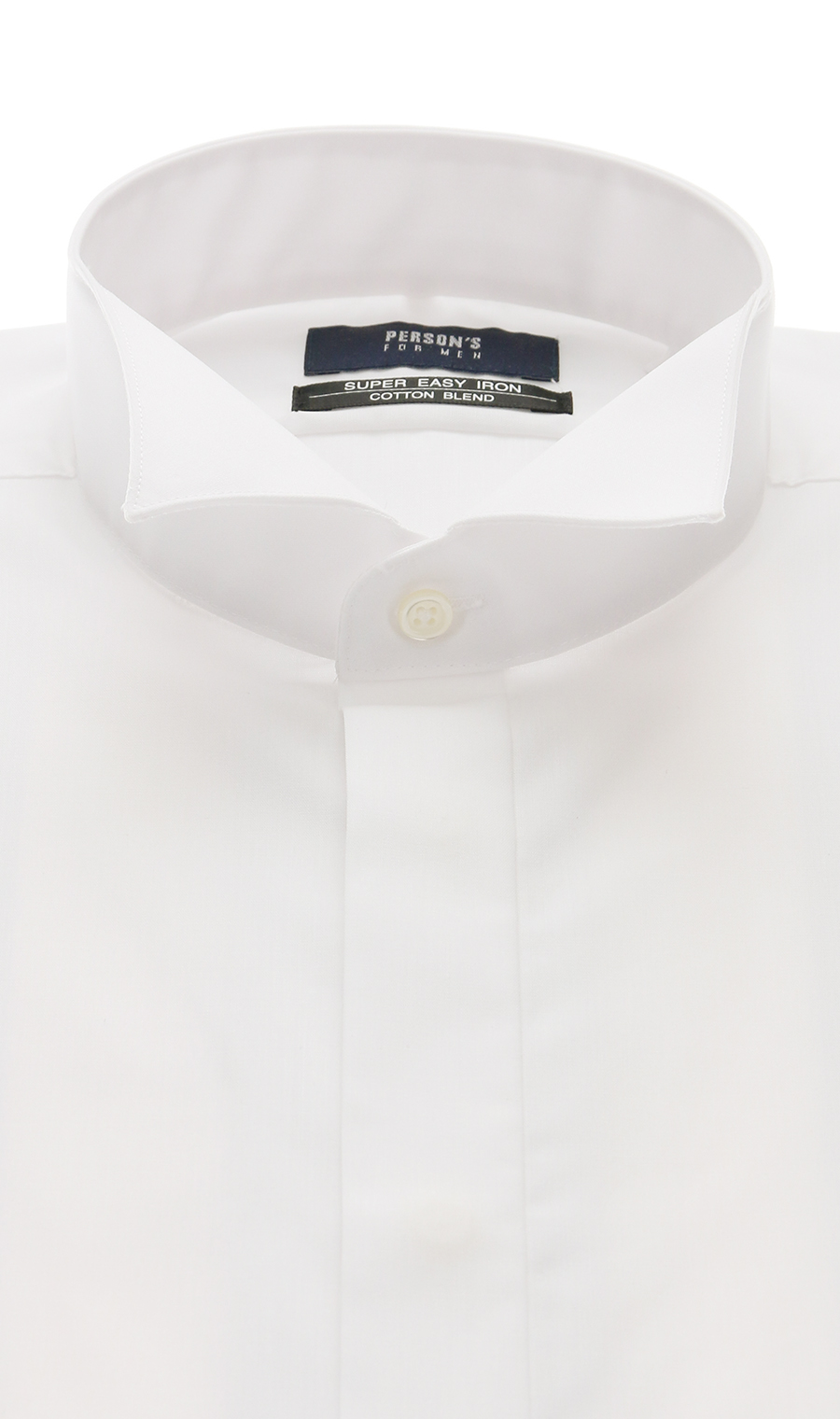 ウイングカラードレスシャツ【長袖】【モーニング】 ホワイト 首周り:37cm,裄丈:82cm