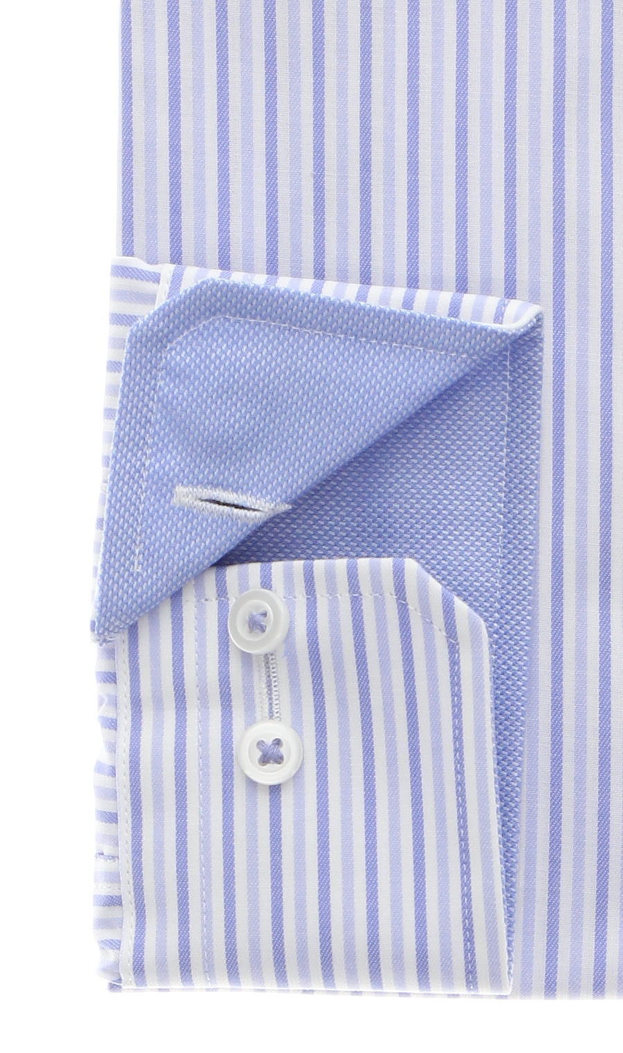 【訳アリ商品】ワイドカラースタイリッシュワイシャツ【Variex】 ブルー 首周り:39cm,裄丈:82cm