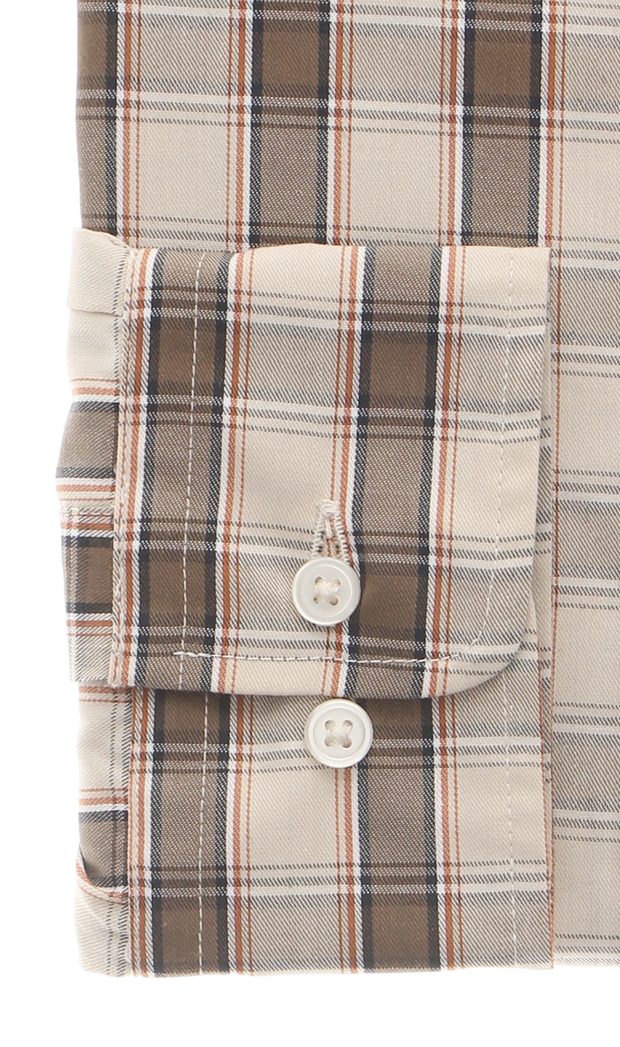 【訳アリ商品】レギュラーカラーワイシャツ【SUPER EASYIRON】 ブラウン 首周り:39cm,裄丈:82cm