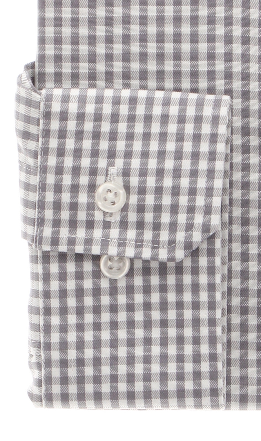 【訳アリ商品】ボタンダウンスタイリッシュワイシャツ【NON IRONMAX】 グレー 首周り:39cm,裄丈:80cm