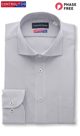 【訳アリ商品】ワイドカラースタンダードワイシャツ【CONTROLα】