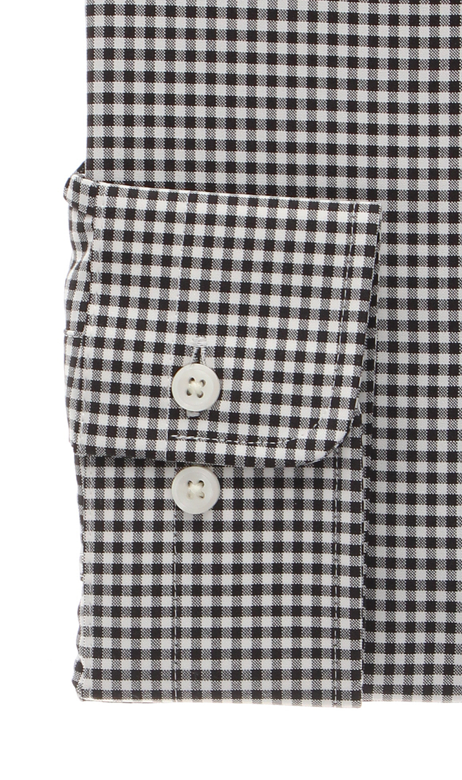 【訳アリ商品】ボタンダウンスタイリッシュワイシャツ【CONTROLα】 ブラック 首周り:43cm,裄丈:86cm