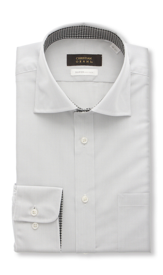 【訳アリ商品】ワイドカラースタイリッシュワイシャツ【HAND IRON】