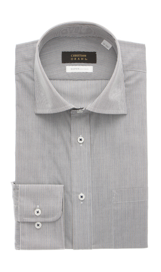 【訳アリ商品】ワイドカラースタイリッシュワイシャツ【HAND IRON】