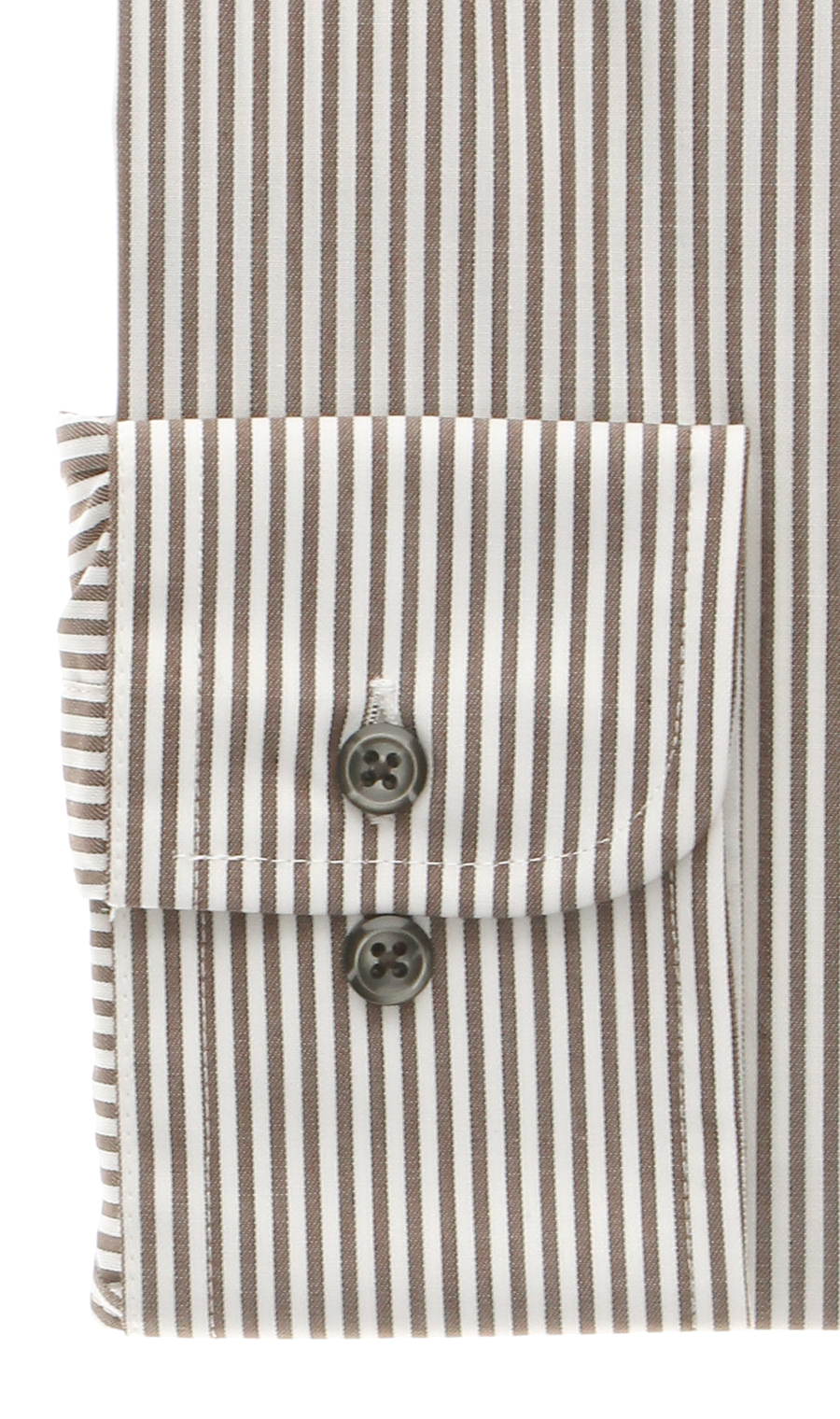 【訳アリ商品】ワイドカラースタイリッシュワイシャツ【HAND IRON】 ブラウン 首周り:39cm,裄丈:82cm