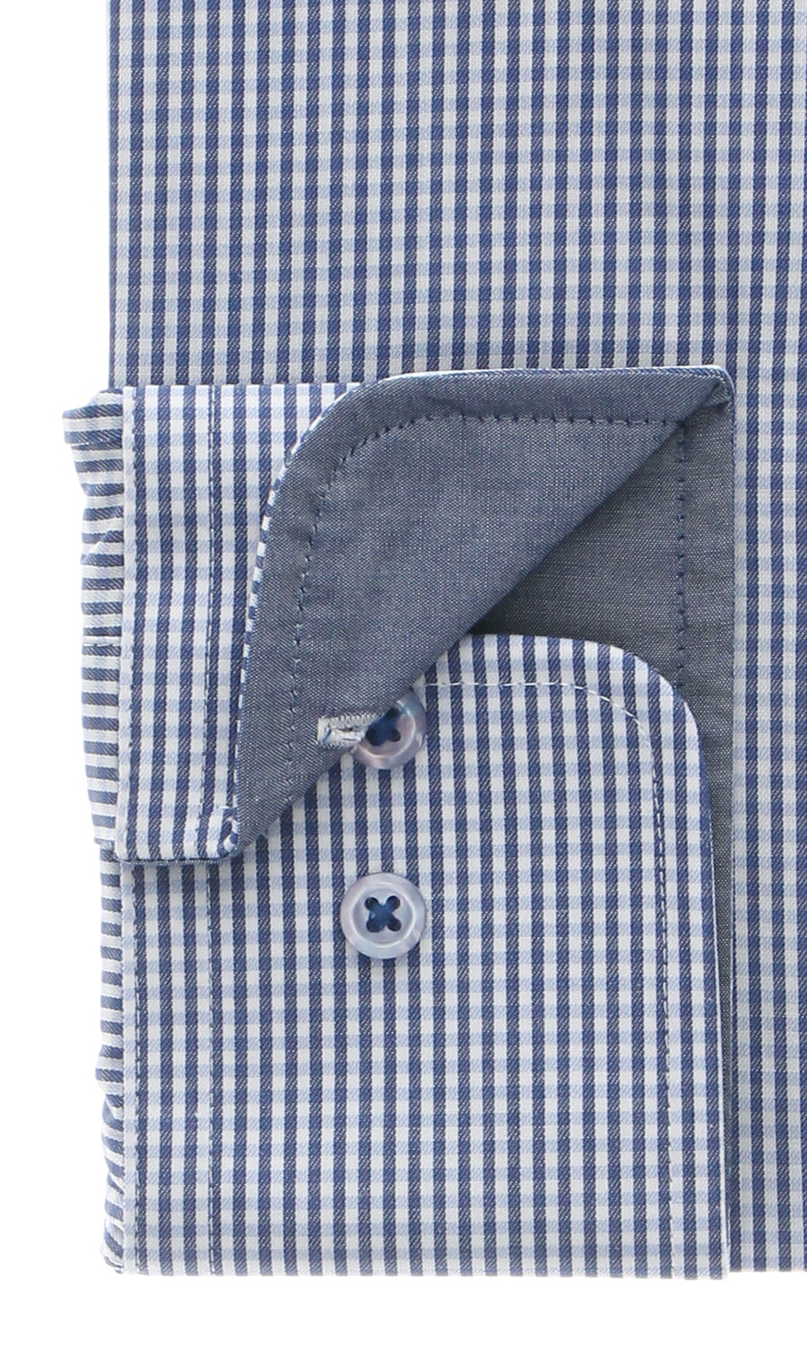 【訳アリ商品】ワイドカラースタイリッシュワイシャツ【HAND IRON】 ブルー 首周り:37cm,裄丈:82cm