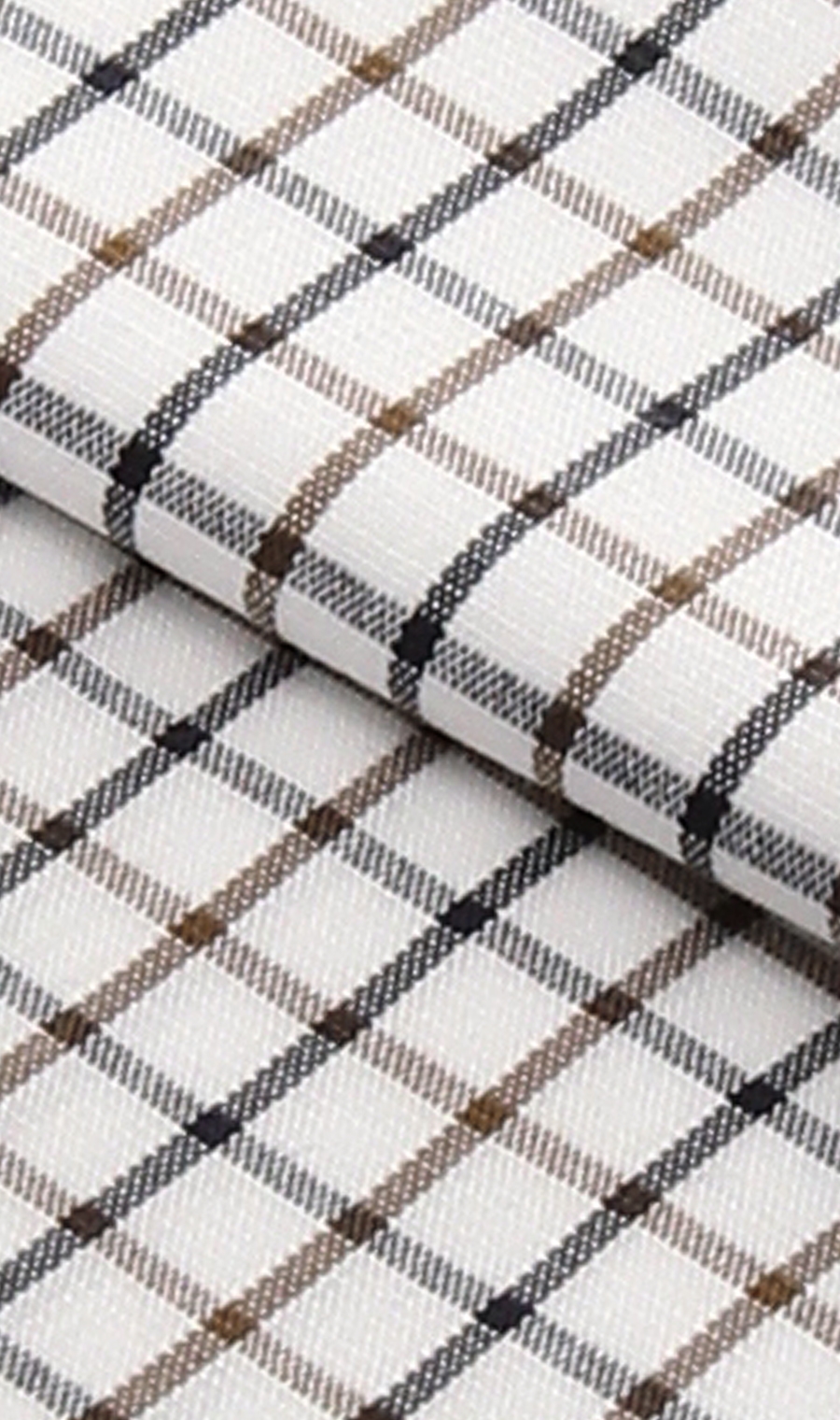 【訳アリ商品】ワイドカラースタイリッシュワイシャツ【SUPER EASYIRON】 ブラウン 首周り:39cm,裄丈:86cm