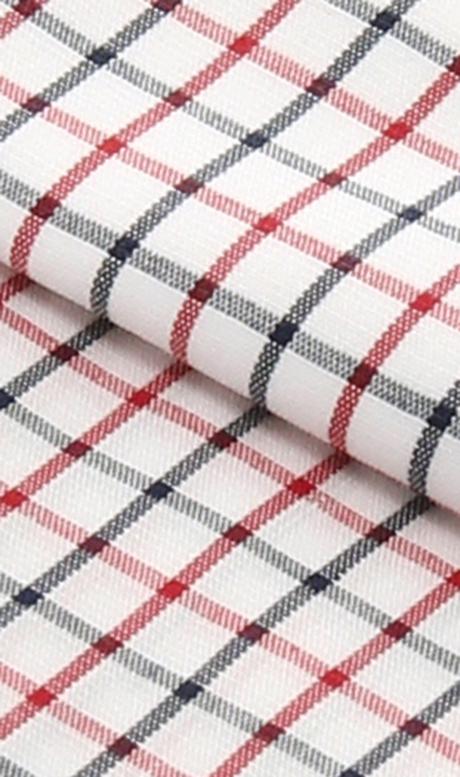 【訳アリ商品】ワイドカラースタイリッシュワイシャツ【SUPER EASYIRON】 レッド 首周り:39cm,裄丈:82cm