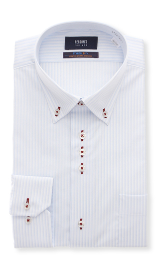 【訳アリ商品】ボタンダウンスタイリッシュワイシャツ【TioTio PREMIUM】