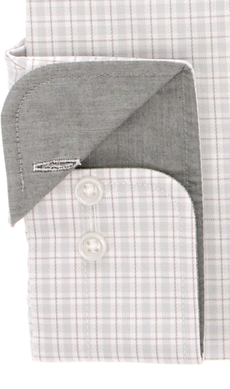 【訳アリ商品】ボタンダウンスタイリッシュワイシャツ【SUPER EASYIRON】 グレー 首周り:39cm,裄丈:86cm