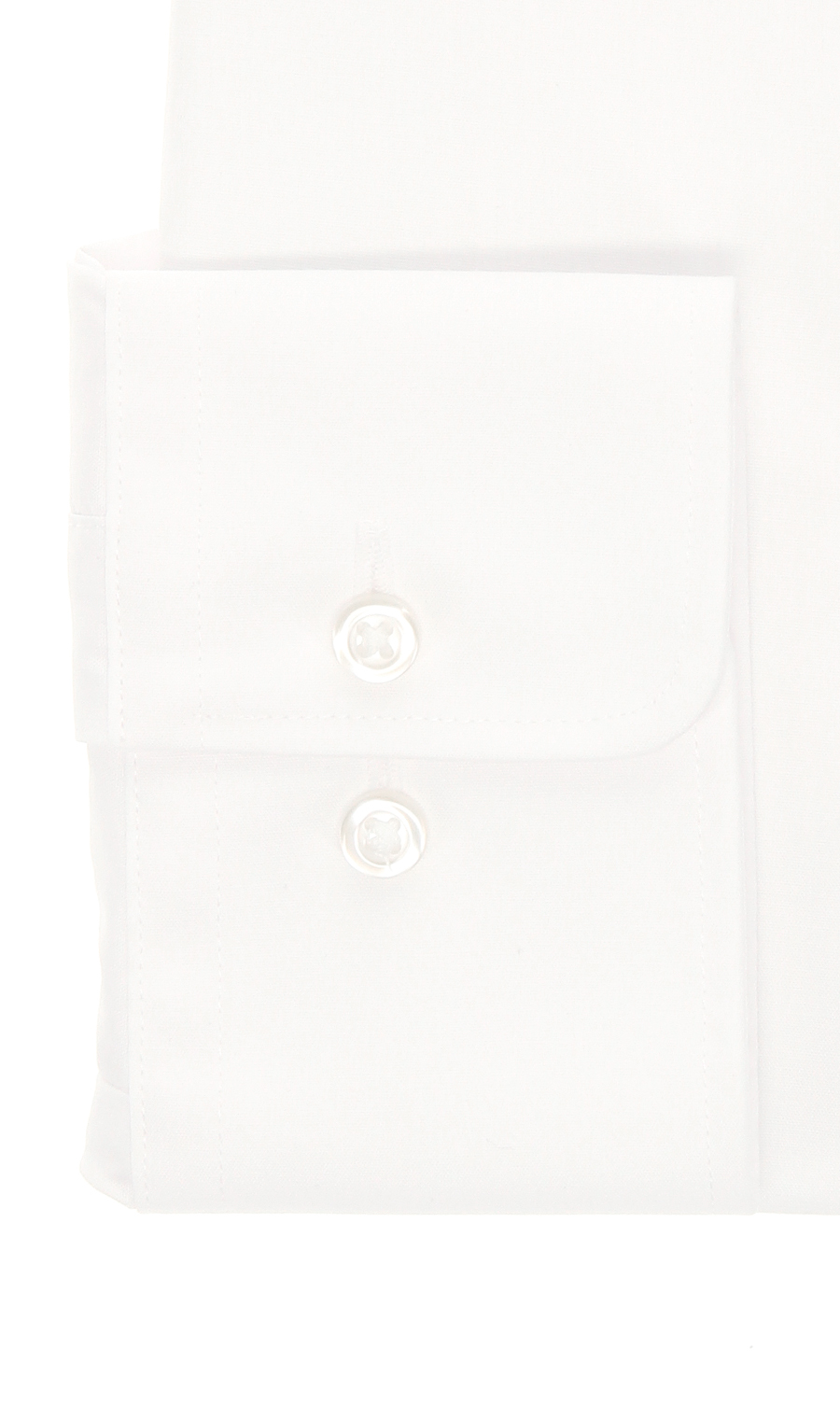 レギュラーカラーワイシャツ【白無地】 ホワイト 首周り:39cm,裄丈:80cm