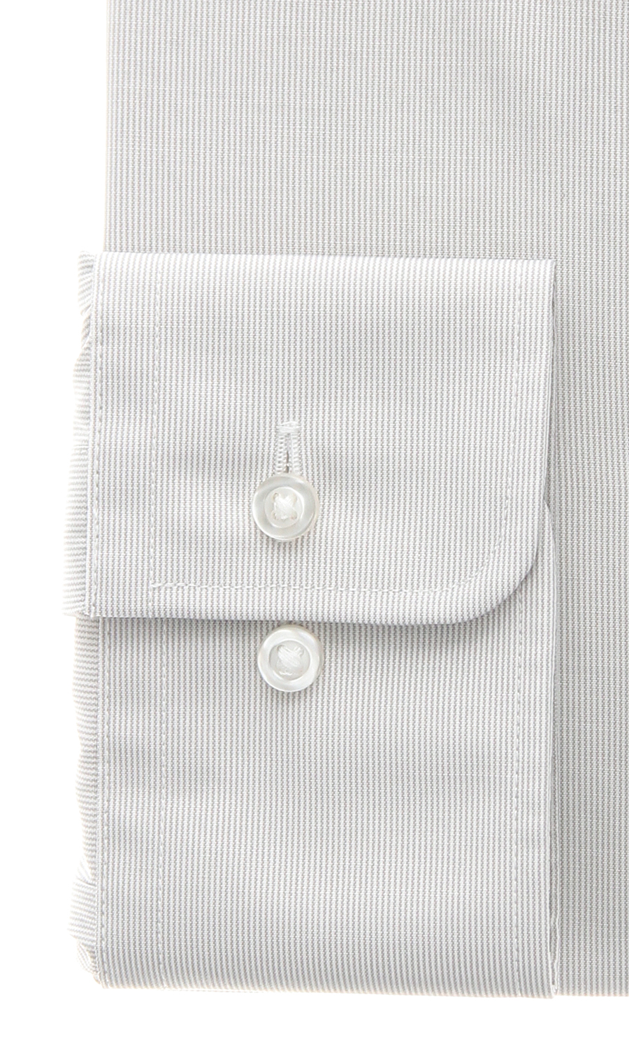 ボタンダウンワイシャツ グレー 首周り:37cm,裄丈:78cm