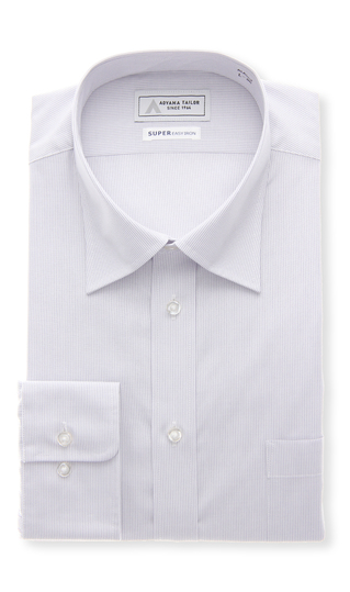 ワイドカラーワイシャツ