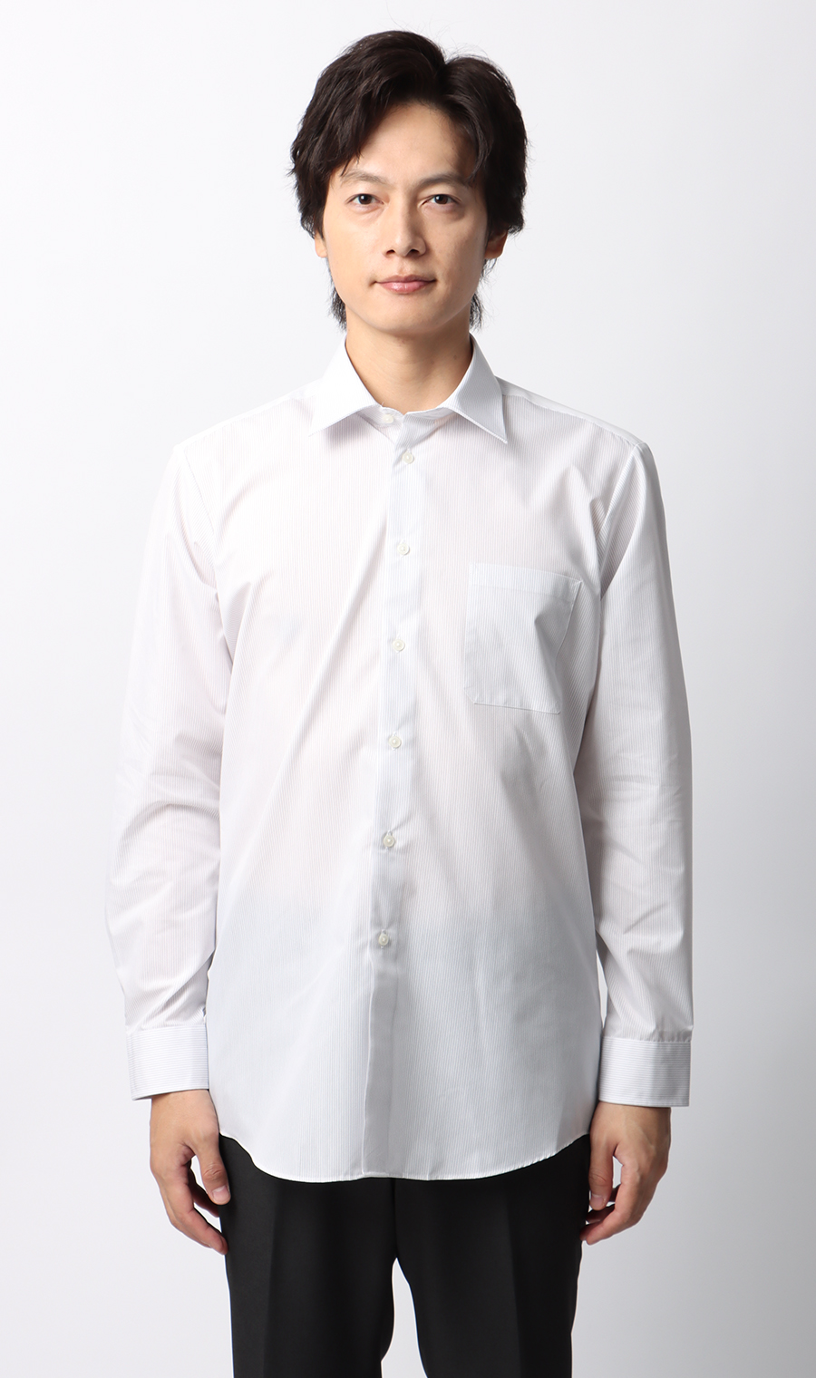 える様翌日2シャツ □【みんなのシャツ】レギュラーカラーワイシャツ (SHA1102) | A