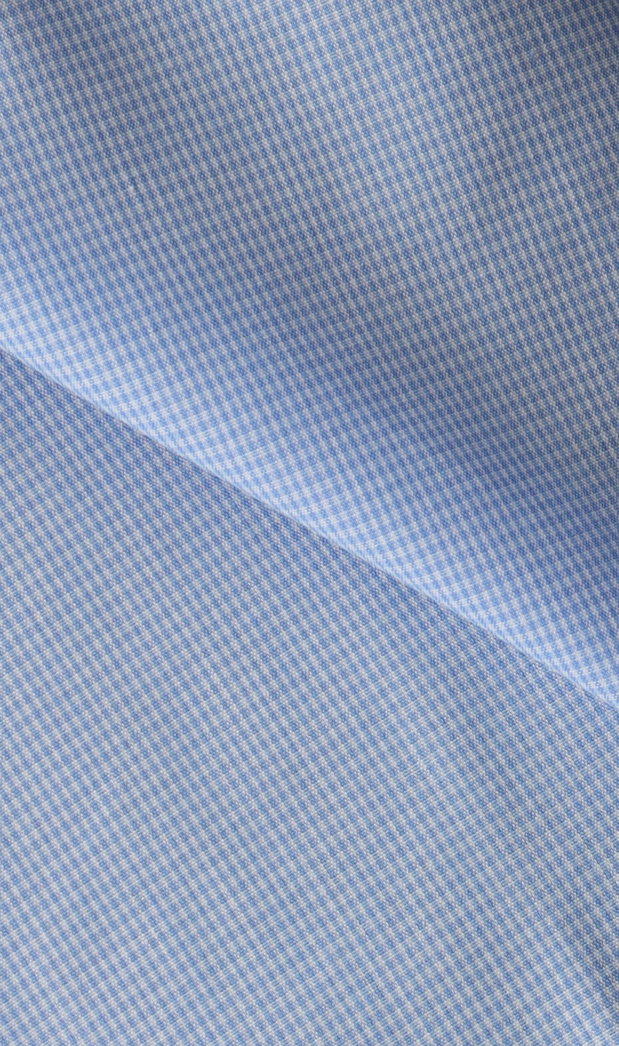 【みんなのシャツ】ボタンダウンワイシャツ ブルー 首周り:39cm,裄丈:80cm